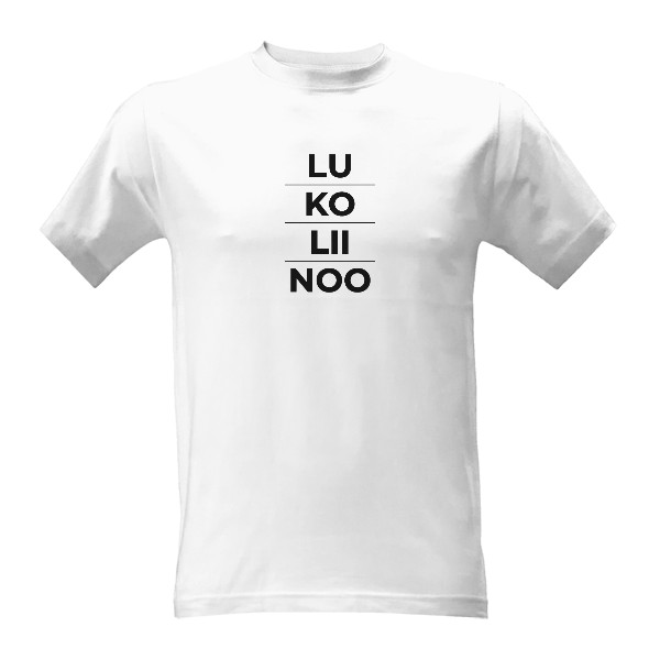 Tričko s potiskem Lukoliinoo